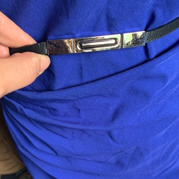 Royal Blue Dress Career Business Work Formal Stretch size Small Stretchy Comfort - Picture 3 of 13